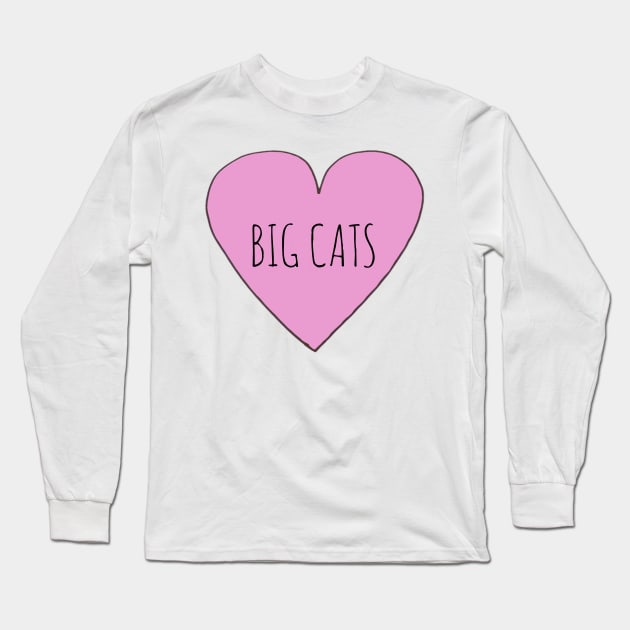 Love Big Cats Long Sleeve T-Shirt by wanungara